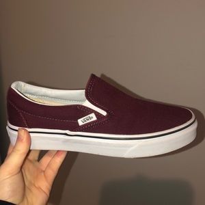 Burgundy Vans